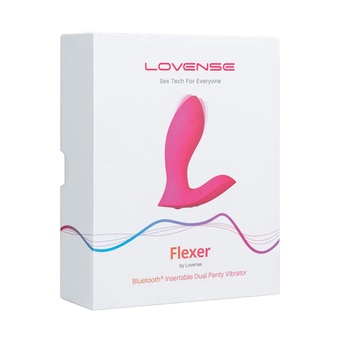 Lovense Flexer Rechargeable Silicone App-Controlled Panty Vibe