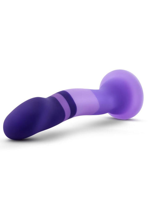 Avant D2 Purple Rain Silicone Dildo - Multicolor/Purple - 8in