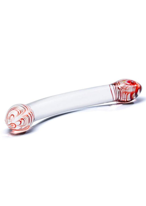 Glas Red Head Double Dildo - 0