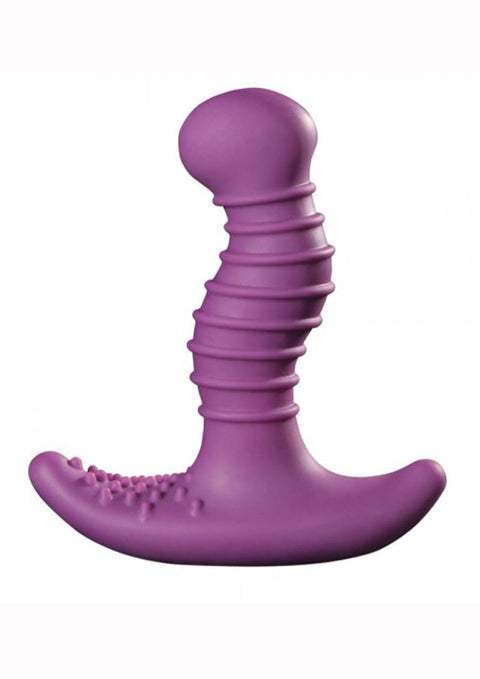 Nexus Ridge Rider+ Rechargeable Silicone G-Spot and P-Spot Vibrator - Purple