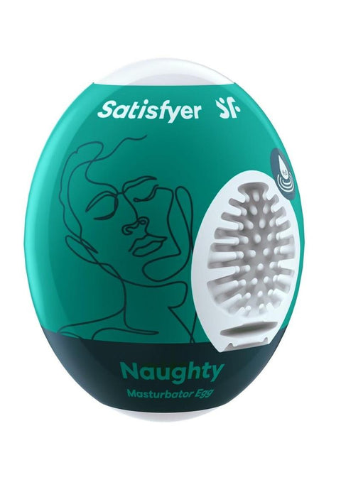 Satisfyer Masturbator Egg 3 Pack Set (Naughty, Savage, Crunchy - Assorted Colors/Multicolor