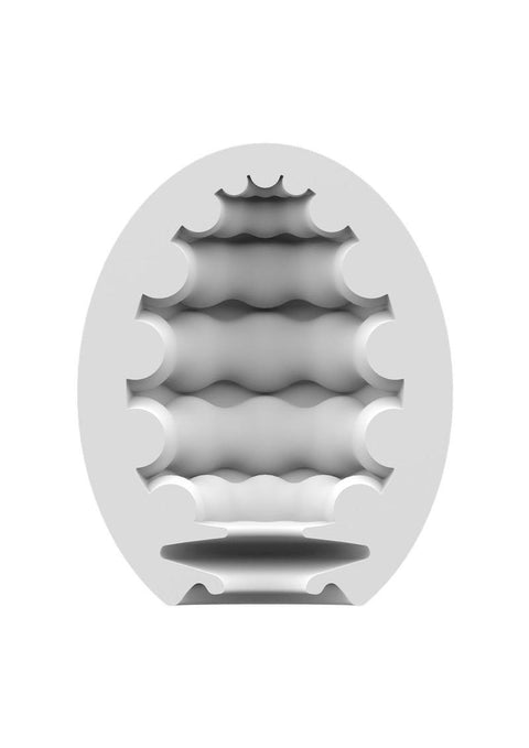 Satisfyer Masturbator Egg Single (Riffle - Green