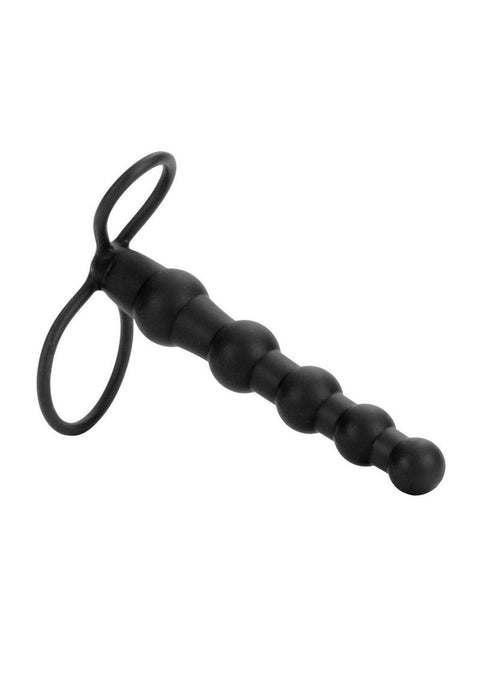 Silicone Love Rider Beaded Dual Penetrator - 0