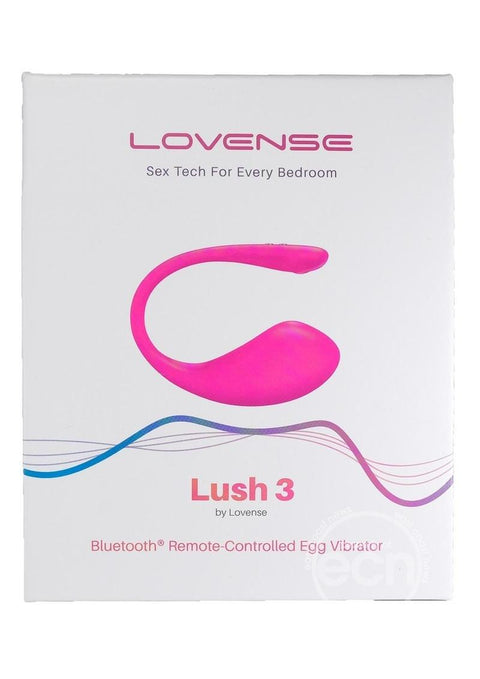 Lovense Lush 3 Remote Controlled Silicone Egg Vibrator