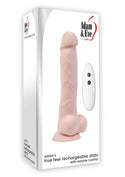 Adam and Eve - Adam's True Feel Rechargeable Dildo with Remote Control - 2