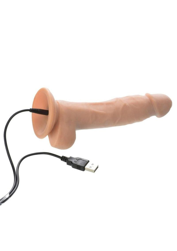 Adam and Eve - Adam's True Feel Rechargeable Dildo with Remote Control - 4