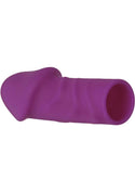 Adam and Eve - Eve's Satin Slim Rechargeable Vibrator with Silicone Sleeve - 4