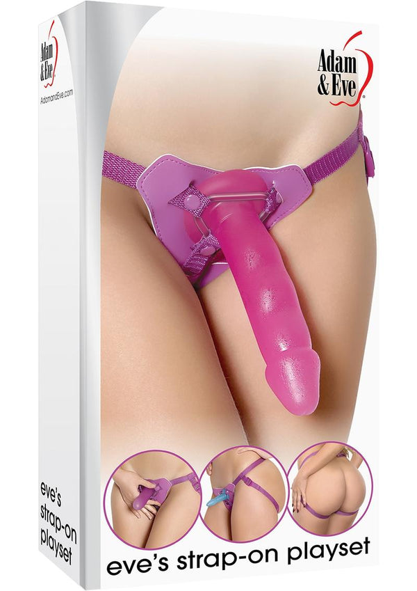 Adam and Eve - Eve's Strap-On Playset with Strap-On and 3 Dildos - 2