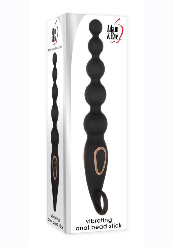 Adam and Eve Rechargeable Silicone Vibrating Anal Bead Stick - 2