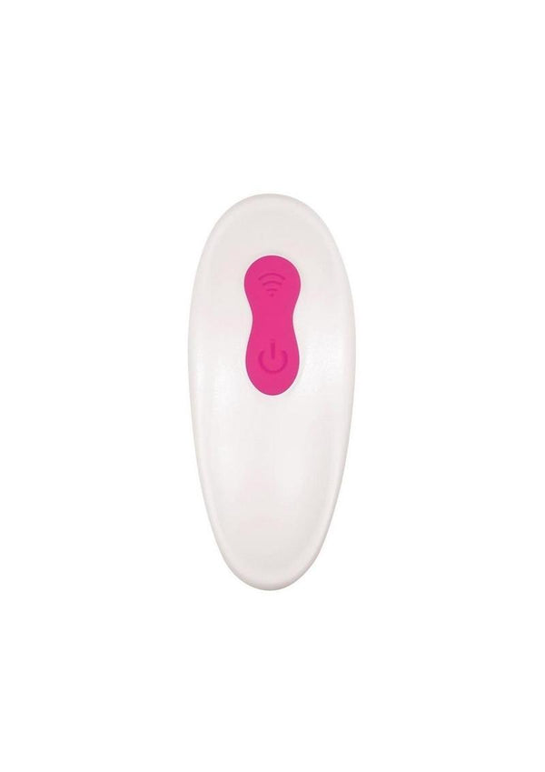 Adam and Eve Silicone Rechargeable Dual Entry Vibrator with Remote Control - 4