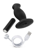 Anal Adventures Platinum Silicone Rechargeable Vibrating Prostate Massager 02 - 4
