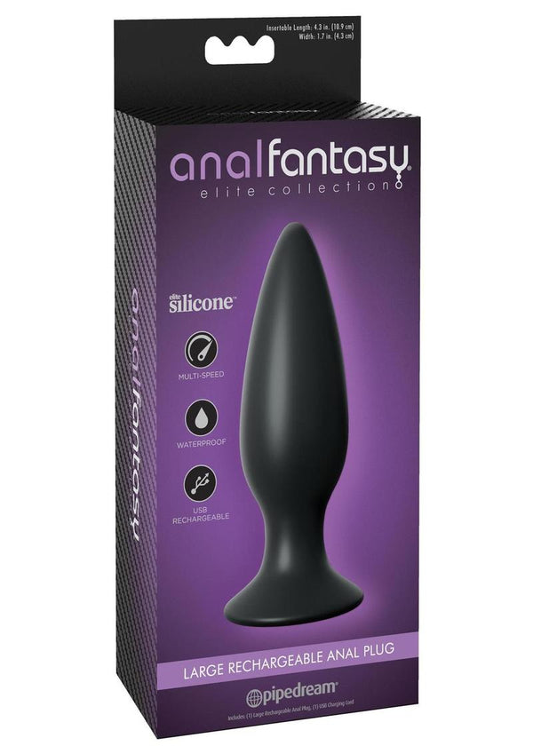Anal Fantasy Elite Silicone Rechargeable Plug Waterproof - 2