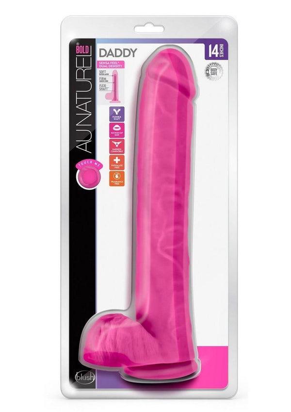 Au Naturel Bold Daddy Dildo with Suction Cup and Balls - 2