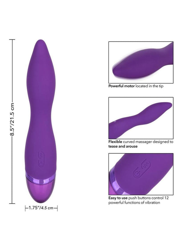 Aura Wand Multi Function Vibrator Silicone USB Rechargeable Waterproof - 4