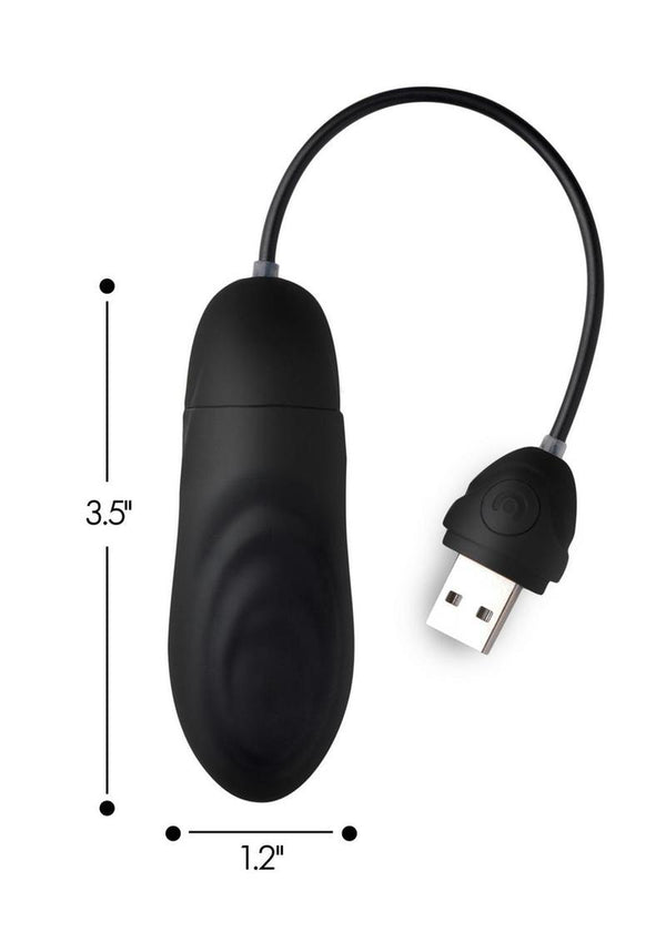 Bang! 7x Pulsing Rechargeable Silicone Bullet Vibrator - 4