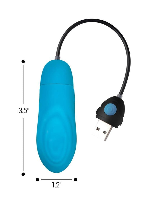 Bang! 7x Pulsing Rechargeable Silicone Bullet Vibrator - 8