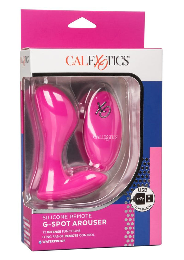 Calexotics Silicone Rechargeable G-Spot Arouser Vibrator with Remote Control - 2