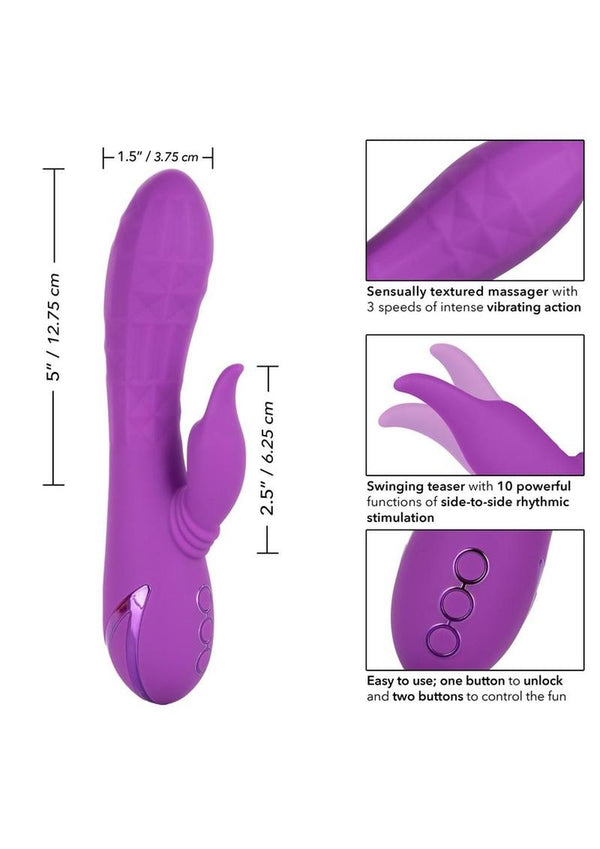 California Dreaming Valley Vamp Rechargeable Silicone Vibrating Massager - 4