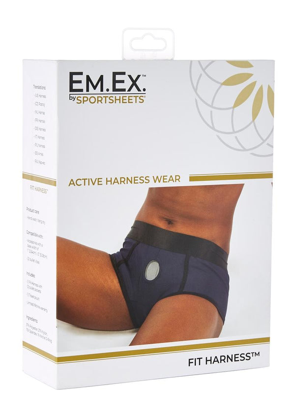Em.Ex.. Active Harness Wear Fit Harness Boy Shorts - 2x - 2