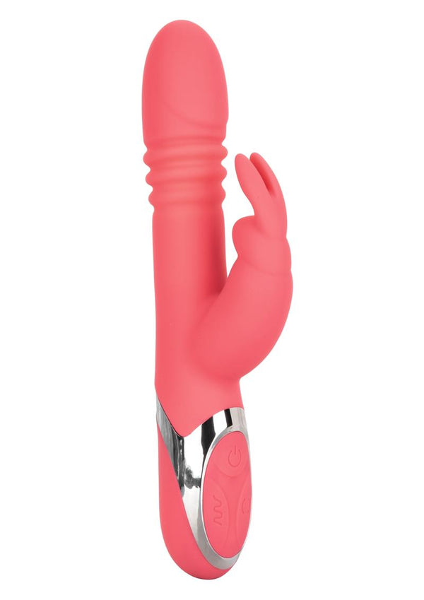 Enchanted Exciter Rechargeable Silicone Thrusting Rabbit Vibrator - 1