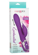 Enchanted Kisser Rechargeable Silicone Thrusting Rabbit Vibrator - 2