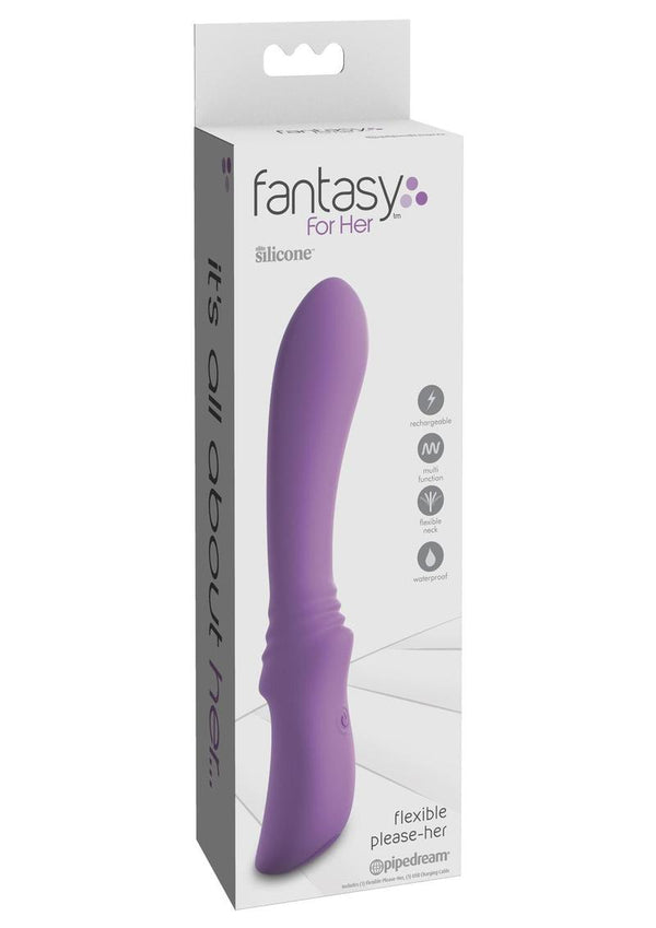 Fantasy For Her Flexible Please Her Silicone Rechargeable Waterproof - 2