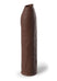 Fantasy X-Tensions Elite Silicone Uncut Extension Sleeve - Chocolate - 7in