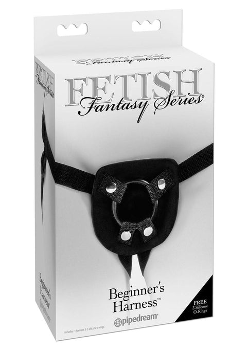 Fetish Fantasy Series Beginner's Adjustable Harness - Black