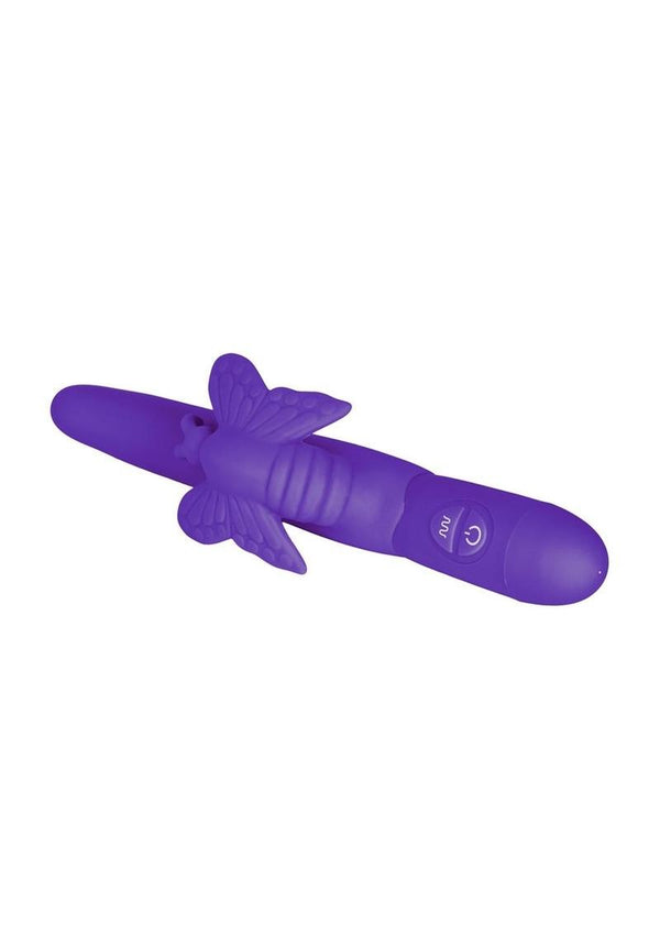 Fluttering Butterfly Silicone Rabbit Vibrator - 8