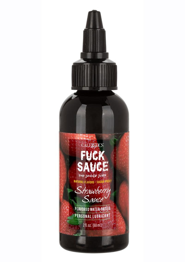 Fuck Sauce Flavored Water Based Personal Lubricant Strawberry - 1