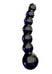 Icicles No 66 Beaded Anal Probe - Black - 4.75in