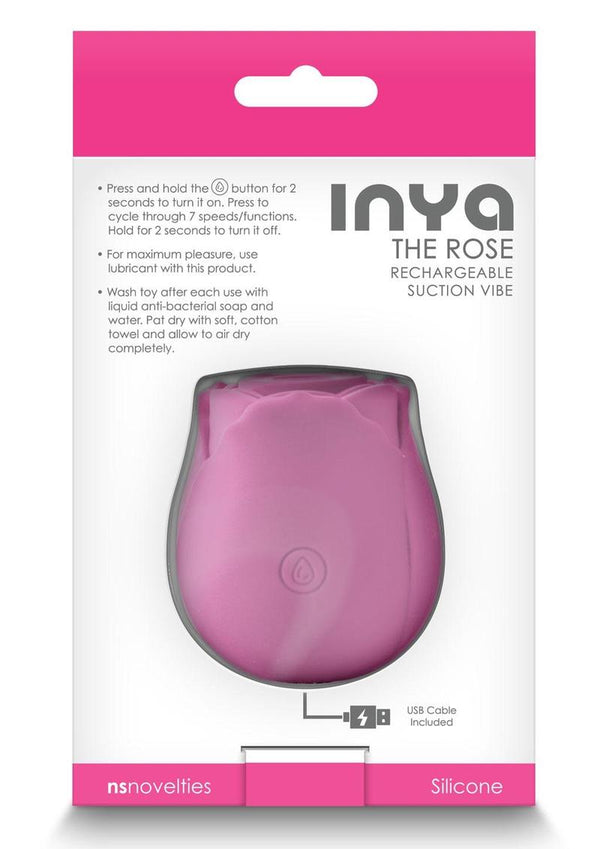 Inya The Rose Rechargeable Silicone Clitoral Stimulator - 3