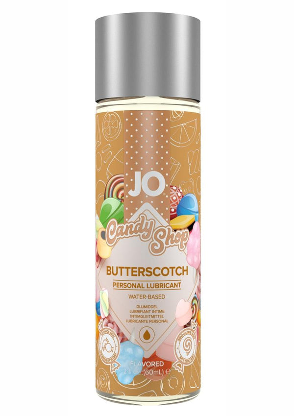 JO H2o Candy Shop Water Based Flavored Lubricant Butterscotch - 1