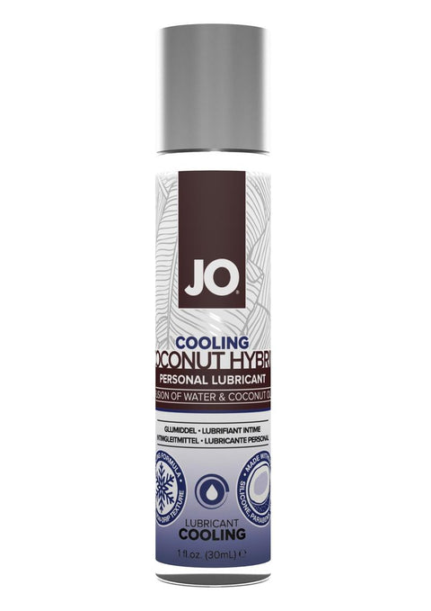 JO Silicone Free Hybrid Personal Cooling Original Lubricant Water and Coconut Oil - 1oz