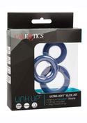 Link Up Ultra Soft Elite Set Silicone Cock Rings - 2