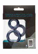 Link Up Ultra Soft Elite Set Silicone Cock Rings - 4