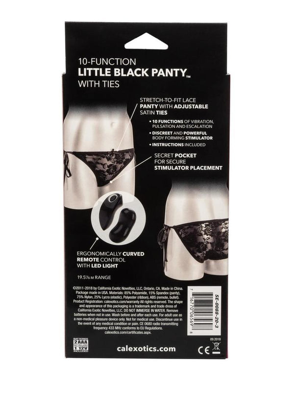 Little Black Panty Vibe Massager with Remote Control - 3