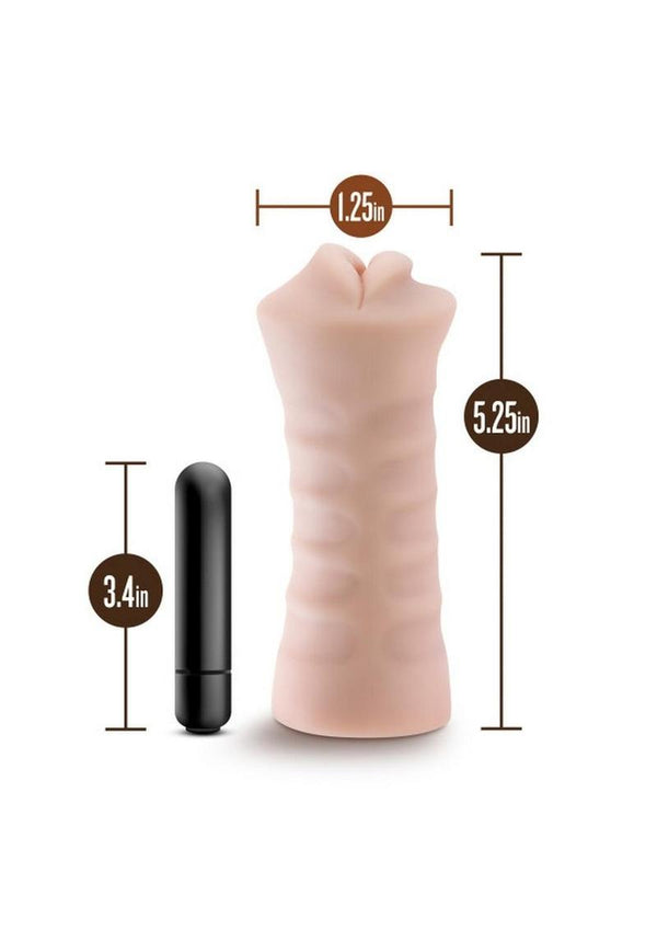 M For Men Skye Masturbator with Bullet - Mouth - 4
