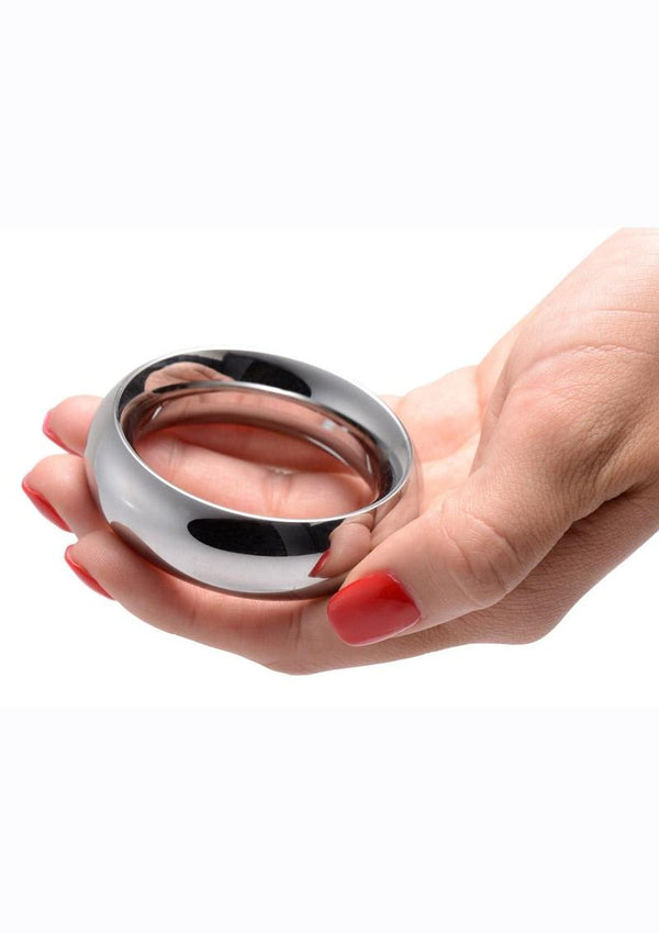 Master Series Sarge 2.25in Stainless Steel Erection Enhancer Cock Ring - 3