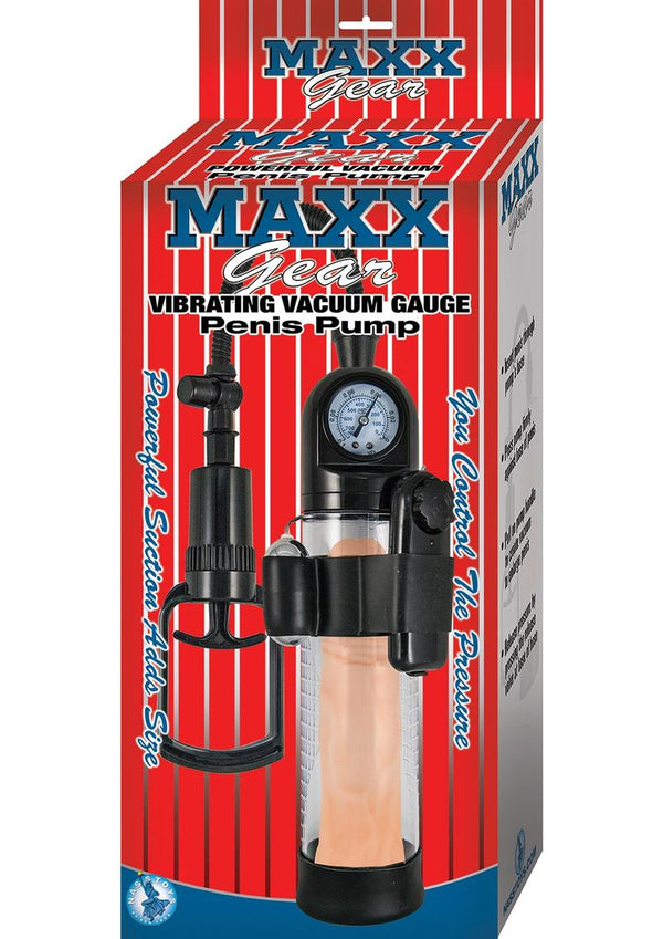 Maxx Gear Vibrating Vacuum Gauge Penis Pump - 2