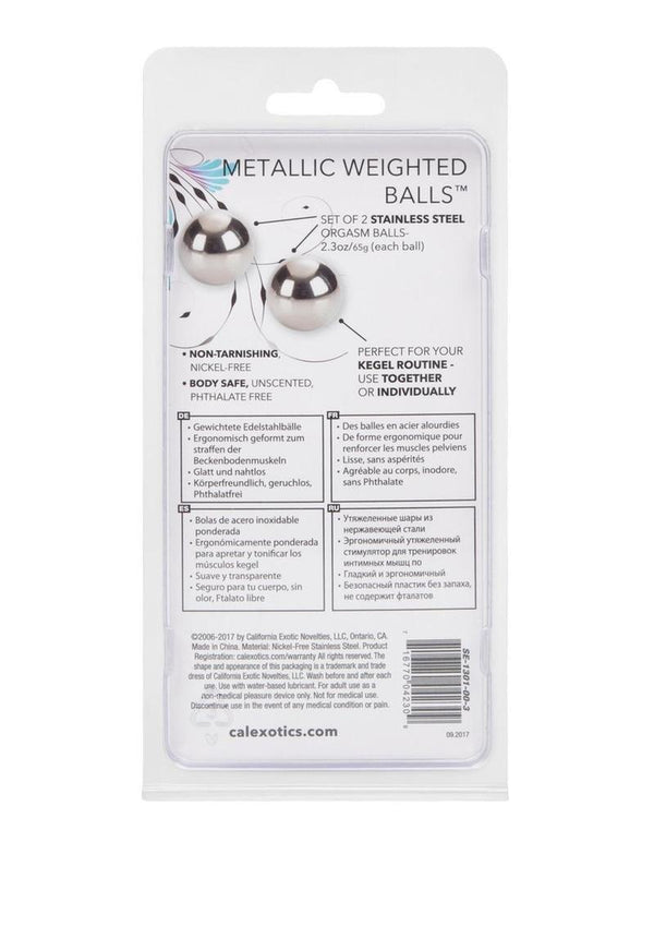 Metallic Weighted Orgasm Kegel Balls - 2