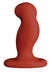 Nexus G-Play+SM Rechargeable Silicone Vibrator - Red - Small