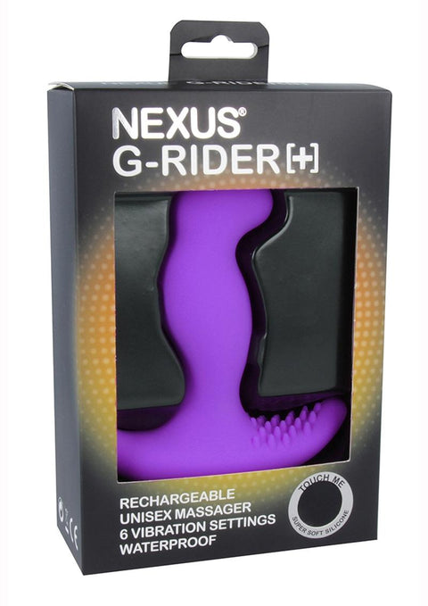 Nexus G-Rider+ Rechargeable Silicone Vibrator - Purple