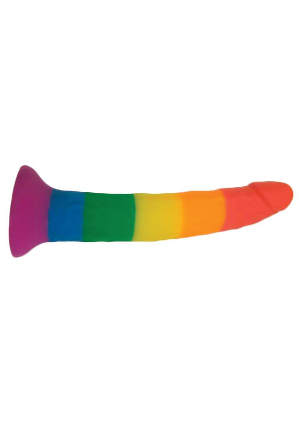 Rainbow Power Drive Strap-On Dildo with Harness - 1