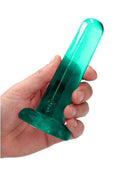 Realrock Crystal Clear Dildo with Suction Cup - 8