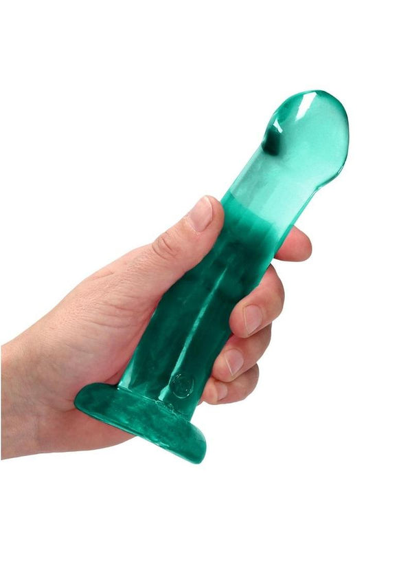 Realrock Crystal Clear Dildo with Suction Cup - 12