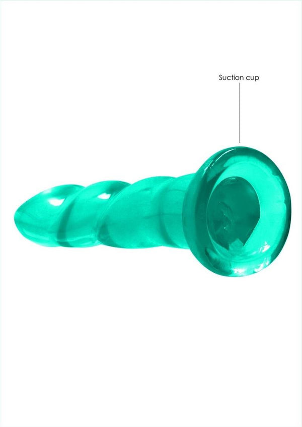 Realrock Crystal Clear Dildo with Suction Cup - 15