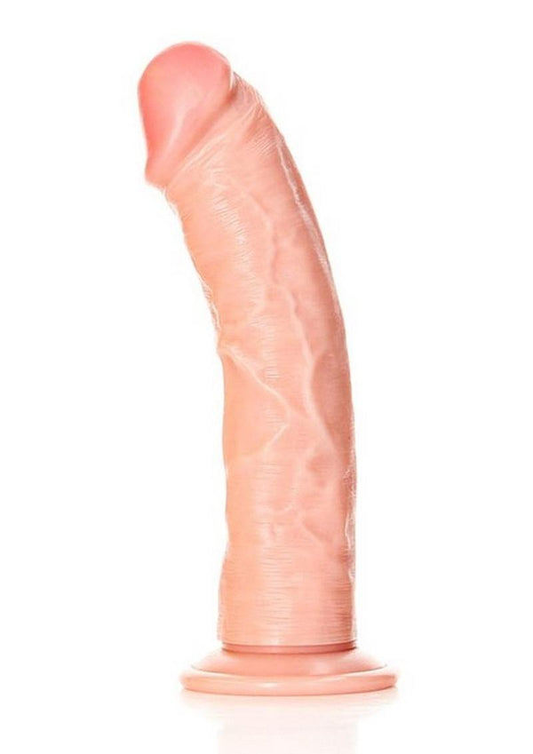 Realrock Curved Realistic Dildo with Suction Cup - 14