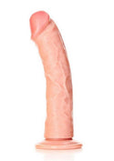 Realrock Curved Realistic Dildo with Suction Cup - 19