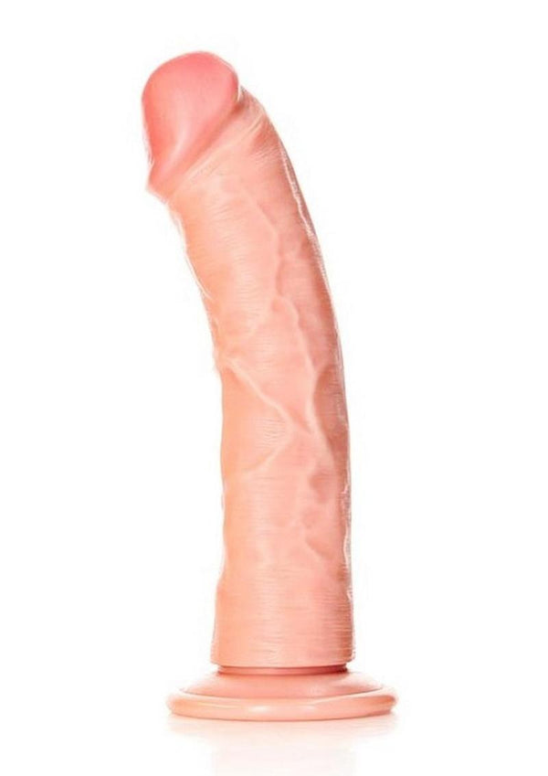 Realrock Curved Realistic Dildo with Suction Cup - 19
